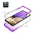 Ultra-thin Transparent Gel Gradient Soft Matte Finish Front and Back Case 360 Degrees Cover JX1 for Samsung Galaxy A32 5G