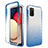 Ultra-thin Transparent Gel Gradient Soft Matte Finish Front and Back Case 360 Degrees Cover JX4 for Samsung Galaxy M02s