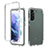 Ultra-thin Transparent Gel Gradient Soft Matte Finish Front and Back Case 360 Degrees Cover M01 for Samsung Galaxy S21 5G Clear