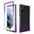 Ultra-thin Transparent Gel Gradient Soft Matte Finish Front and Back Case 360 Degrees Cover M01 for Samsung Galaxy S24 Ultra 5G Purple