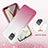 Ultra-thin Transparent Gel Gradient Soft Matte Finish Front and Back Case 360 Degrees Cover YB1 for Samsung Galaxy F12