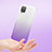 Ultra-thin Transparent Gel Gradient Soft Matte Finish Front and Back Case 360 Degrees Cover YB2 for Samsung Galaxy M12