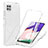 Ultra-thin Transparent Gel Gradient Soft Matte Finish Front and Back Case 360 Degrees Cover ZJ1 for Samsung Galaxy A22 5G Clear
