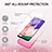 Ultra-thin Transparent Gel Gradient Soft Matte Finish Front and Back Case 360 Degrees Cover ZJ1 for Samsung Galaxy F42 5G