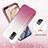 Ultra-thin Transparent Gel Gradient Soft Matte Finish Front and Back Case 360 Degrees Cover ZJ1 for Samsung Galaxy M02s