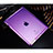 Ultra-thin Transparent Gel Soft Case for Apple iPad 3 Purple