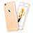 Ultra-thin Transparent Gel Soft Case for Apple iPhone 6S Gold