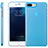 Ultra-thin Transparent Gel Soft Case T11 for Apple iPhone 7 Plus Blue