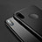 Ultra-thin Transparent Gel Soft Case with Finger Ring Stand for Apple iPhone X Black