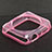 Ultra-thin Transparent Gel Soft Cover for Apple iWatch 38mm Pink