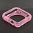 Ultra-thin Transparent Gel Soft Cover for Apple iWatch 38mm Pink