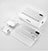 Ultra-thin Transparent Gel Soft Cover T04 for Apple iPhone X White