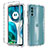 Ultra-thin Transparent Gel Soft Matte Finish Front and Back Case 360 Degrees Cover for Motorola Moto Edge (2022) 5G Clear