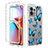 Ultra-thin Transparent Gel Soft Matte Finish Front and Back Case 360 Degrees Cover for Motorola Moto Edge 40 Pro 5G Blue