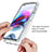 Ultra-thin Transparent Gel Soft Matte Finish Front and Back Case 360 Degrees Cover for Motorola Moto Edge S 5G Clear