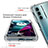 Ultra-thin Transparent Gel Soft Matte Finish Front and Back Case 360 Degrees Cover for Motorola Moto Edge S30 5G Clear