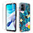 Ultra-thin Transparent Gel Soft Matte Finish Front and Back Case 360 Degrees Cover for Motorola Moto G 5G (2023) Cyan