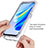 Ultra-thin Transparent Gel Soft Matte Finish Front and Back Case 360 Degrees Cover for Oppo A95 4G Clear