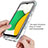 Ultra-thin Transparent Gel Soft Matte Finish Front and Back Case 360 Degrees Cover for Samsung Galaxy A03 Core