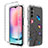 Ultra-thin Transparent Gel Soft Matte Finish Front and Back Case 360 Degrees Cover for Samsung Galaxy A24 4G Dark Gray