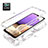 Ultra-thin Transparent Gel Soft Matte Finish Front and Back Case 360 Degrees Cover for Samsung Galaxy A32 4G