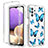 Ultra-thin Transparent Gel Soft Matte Finish Front and Back Case 360 Degrees Cover for Samsung Galaxy A32 5G Blue