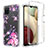 Ultra-thin Transparent Gel Soft Matte Finish Front and Back Case 360 Degrees Cover for Samsung Galaxy F12 Pink