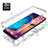 Ultra-thin Transparent Gel Soft Matte Finish Front and Back Case 360 Degrees Cover for Samsung Galaxy M10S