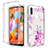 Ultra-thin Transparent Gel Soft Matte Finish Front and Back Case 360 Degrees Cover for Samsung Galaxy M11