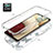 Ultra-thin Transparent Gel Soft Matte Finish Front and Back Case 360 Degrees Cover for Samsung Galaxy M12