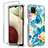 Ultra-thin Transparent Gel Soft Matte Finish Front and Back Case 360 Degrees Cover for Samsung Galaxy M12 Sky Blue
