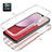 Ultra-thin Transparent Gel Soft Matte Finish Front and Back Case 360 Degrees Cover for Samsung Galaxy M44 5G