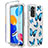 Ultra-thin Transparent Gel Soft Matte Finish Front and Back Case 360 Degrees Cover for Xiaomi Redmi Note 11S 4G Blue