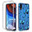 Ultra-thin Transparent Gel Soft Matte Finish Front and Back Case 360 Degrees Cover JX1 for Motorola Moto E7 Power Blue