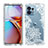 Ultra-thin Transparent Gel Soft Matte Finish Front and Back Case 360 Degrees Cover JX1 for Motorola Moto Edge Plus (2023) 5G White