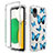 Ultra-thin Transparent Gel Soft Matte Finish Front and Back Case 360 Degrees Cover JX1 for Samsung Galaxy A03 Core Blue