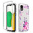 Ultra-thin Transparent Gel Soft Matte Finish Front and Back Case 360 Degrees Cover JX1 for Samsung Galaxy A03 Core Pink