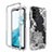 Ultra-thin Transparent Gel Soft Matte Finish Front and Back Case 360 Degrees Cover JX1 for Samsung Galaxy A23 4G White