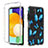 Ultra-thin Transparent Gel Soft Matte Finish Front and Back Case 360 Degrees Cover JX1 for Samsung Galaxy F42 5G Blue