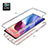 Ultra-thin Transparent Gel Soft Matte Finish Front and Back Case 360 Degrees Cover JX1 for Xiaomi Redmi K40 5G