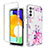 Ultra-thin Transparent Gel Soft Matte Finish Front and Back Case 360 Degrees Cover JX3 for Samsung Galaxy A03s