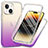 Ultra-thin Transparent Gel Soft Matte Finish Front and Back Case 360 Degrees Cover ZJ1 for Apple iPhone 14 Plus Purple