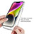 Ultra-thin Transparent Gel Soft Matte Finish Front and Back Case 360 Degrees Cover ZJ1 for Apple iPhone 15