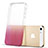 Ultra-thin Transparent Gradient Soft Cover for Apple iPhone SE Pink