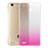 Ultra-thin Transparent Gradient Soft Cover for Huawei Enjoy 5S Hot Pink