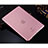 Ultra-thin Transparent Matte Finish Case for Apple iPad Air Pink