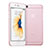 Ultra-thin Transparent Matte Finish Case for Apple iPhone 6 Pink