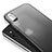 Ultra-thin Transparent Matte Finish Case for Apple iPhone Xs Black