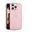Ultra-thin Transparent Matte Finish Case QC for Apple iPhone 15 Pro Pink
