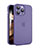 Ultra-thin Transparent Matte Finish Case QC for Apple iPhone 15 Pro Purple